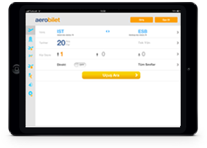 BookingFly ipad